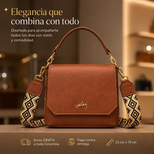 Bolso Carriel VLZ de Cuero Legítimo - Precio Exclusivo De Lanzamiento🎁