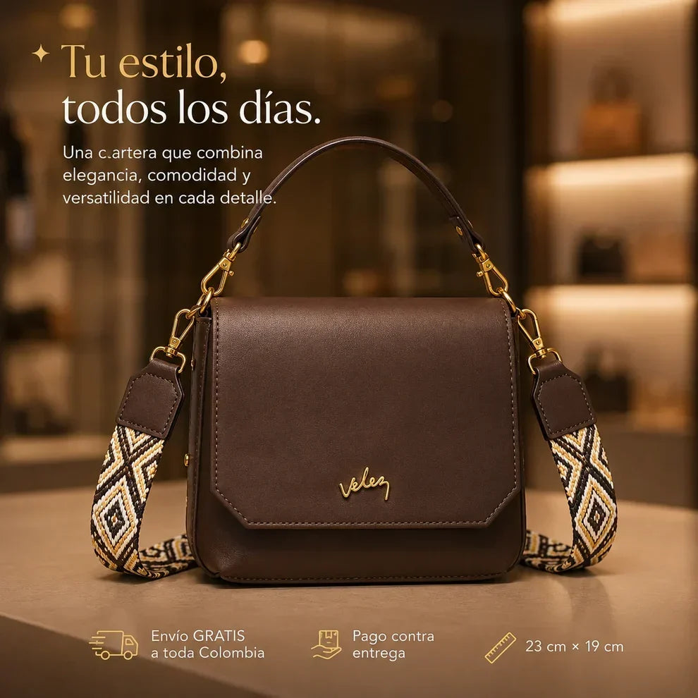 Bolso Carriel VLZ de Cuero Legítimo - Precio Exclusivo De Lanzamiento🎁
