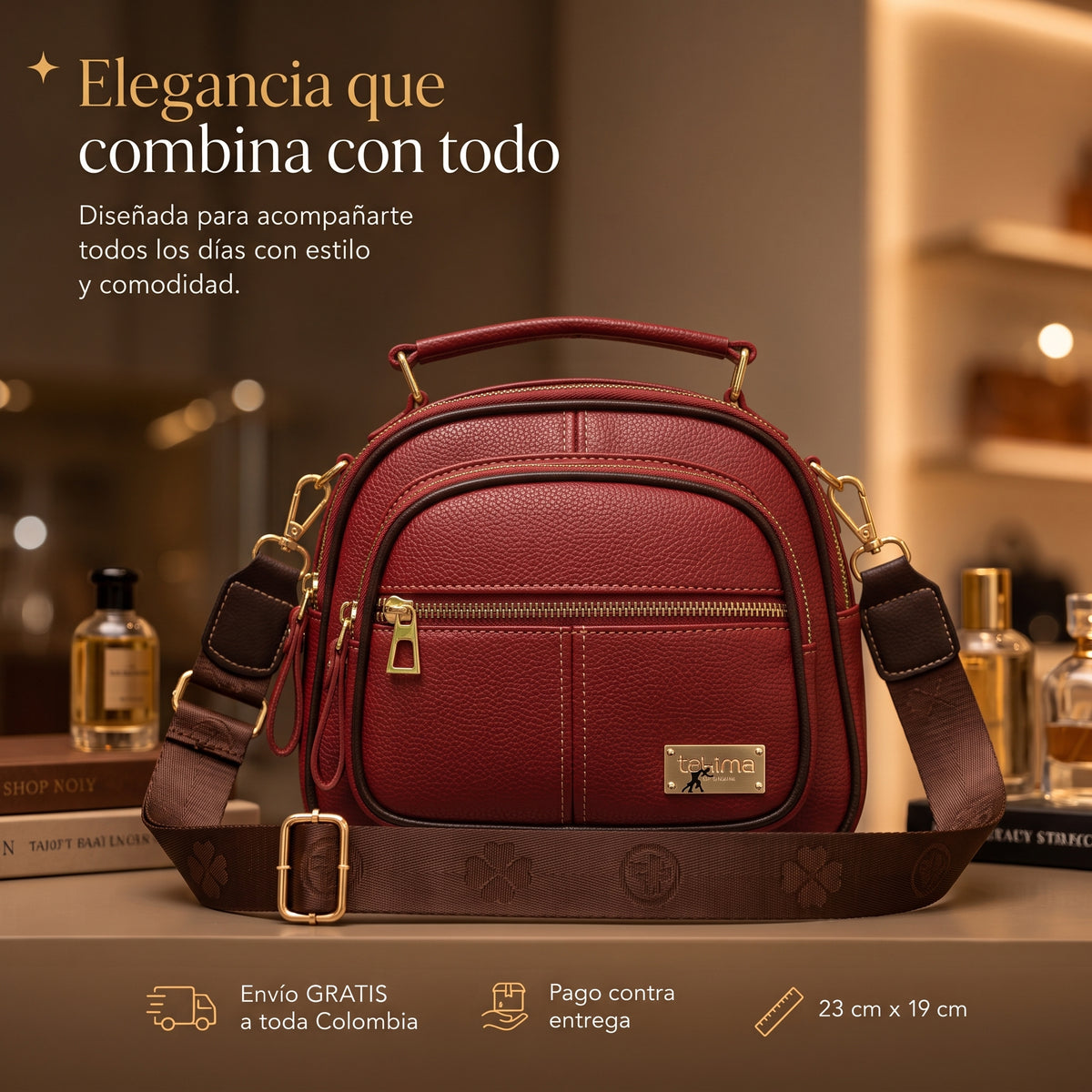 Bolso Tahima Premium de Cuero Legítimo - Precio Exclusivo De Lanzamiento🎁