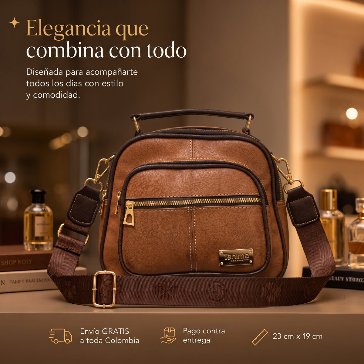 Bolso Tahima Premium de Cuero Legítimo - Precio Exclusivo De Lanzamiento🎁